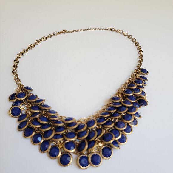 Blue Stone Chainmaille Necklace - Picture 8 of 10